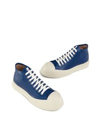 Marni Leather Mid Top Sneakers