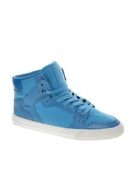 Supra Vaider Turquoise High Top Sneakers