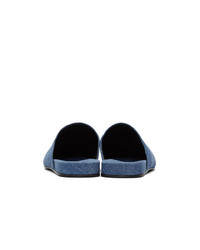 Balenciaga Blue Cosy Bb Loafers