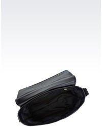 Emporio Armani Messenger Bag In Saffiano Calfskin