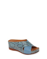SHERIDAN MIA Kokos Wedge Slide Sandal