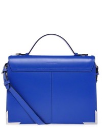 Mackage Jori S5 Medium Cobalt Leather Satchel Bag