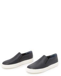 Vince Levi Leather Slip On Sneakers
