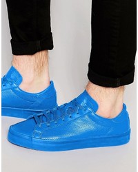 adidas Originals Court Vantage Adicolor Sneakers In Blue S80252