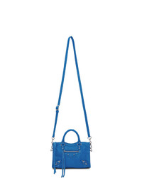 Balenciaga Blue Nano City Bag