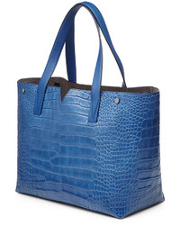 Vince Embossed Leather Tote