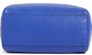 Leather tote Tory Burch Blue in Leather - 25714653