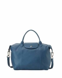 Longchamp Le Pliage Cuir Medium Handbag