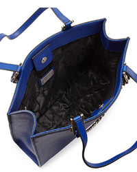 Furla Maggie Leather Tote Bag Blue