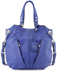 Oryany Victoria Leather Tote Bag Royal