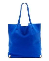 Vince Camuto Owen Leather Tote Dazzling Blue
