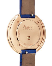 Piaget Possession 29mm 18 Karat Gold Alligator And Diamond Watch