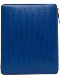 Comme des Garcons Luxury Leather Ipad Case In Blue