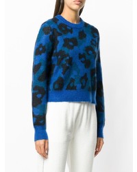 Rag & Bone Cow Pattern Knitted Sweatshirt