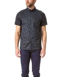 Marc by Marc Jacobs London Leopard Short Sleeve Shirt