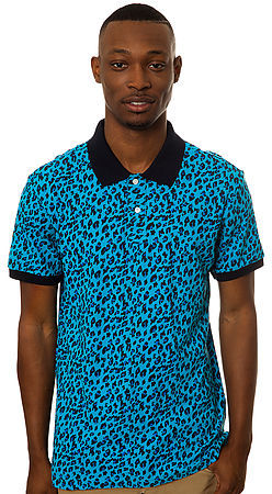 Blue hot sale cheetah shirt