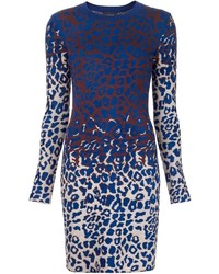 Lanvin Leopard Knitted Dress