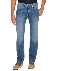 hvile leje Før Hugo Boss Kansas Regular Fit 10 Oz Stretch Cotton Jeans, $135 | Hugo Boss |  Lookastic