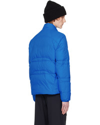 Moncler Blue Biham Short Down Jacket