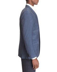 John Varvatos Star Usa Trim Fit Wool Linen Blazer