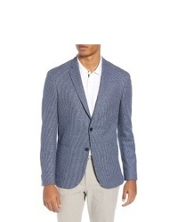 Men's Boss Norwin Slim Fit Stripe Cotton Linen Sport Coat
