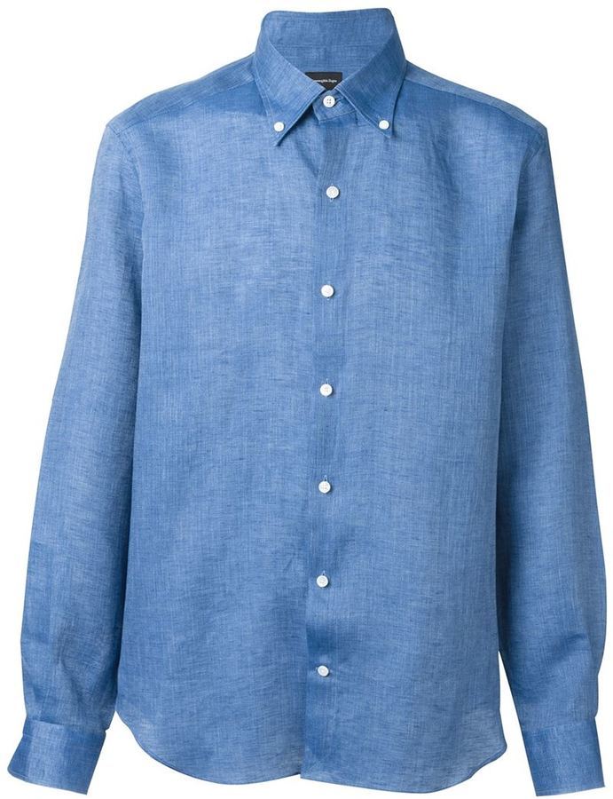 Ermenegildo Zegna Button Down Shirt, $292 | farfetch.com | Lookastic