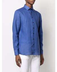 Etro Long Sleeve Linen Shirt