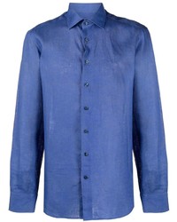 Etro Long Sleeve Linen Shirt