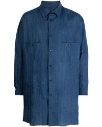 Yohji Yamamoto Long Sleeve Linen Shirt