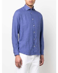 Drumohr Long Sleeved Linen Shirt