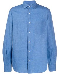 Aspesi Plain Button Up Long Sleeve Shirt