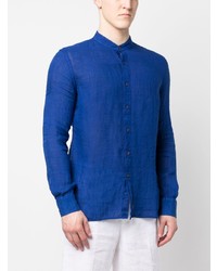 120% Lino Plain Linen Shirt