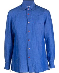 Kiton Plain Linen Shirt