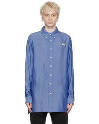 Acne Studios Blue Button Up Shirt