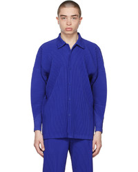 Homme Plissé Issey Miyake Blue Monthly Color April Shirt