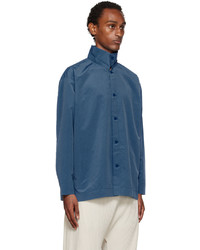 Homme Plissé Issey Miyake Blue Packable Shirt
