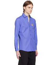 Moschino Blue Patch Shirt