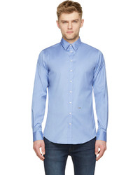 DSQUARED2 Blue Poplin Carpenter Shirt
