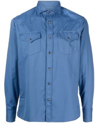 Brunello Cucinelli Cotton Button Up Shirt