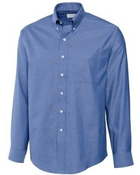 Cutter & Buck Long Sleeve Epic Easy Care Royal Oxford Shirt