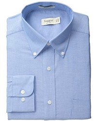 Haggar Regular Fit Pinpoint Oxford Solid Dress Shirt