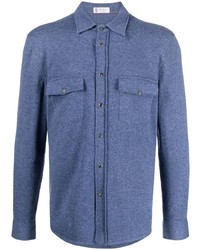 Brunello Cucinelli Knitted Long Sleeve Shirt