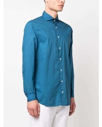 Lardini Long Sleeve Buttoned Cotton Shirt