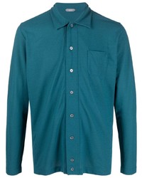 Zanone Long Sleeve Buttoned Cotton Shirt