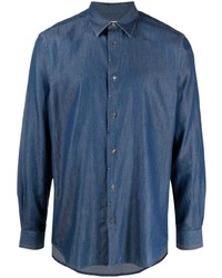 Paul Smith Long Sleeve Cotton Blend Shirt