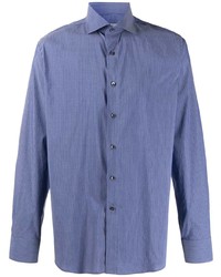 Canali Long Sleeve Straight Fit Shirt