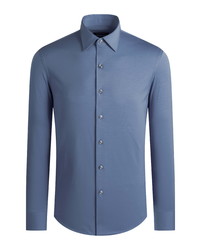 Bugatchi Ooohcotton Tech Solid Button Up Shirt