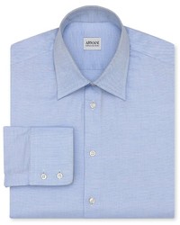 Armani Collezioni Solid Oxford Dress Shirt Regular Fit