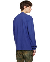 John Elliott Blue 900 Long Sleeve T Shirt