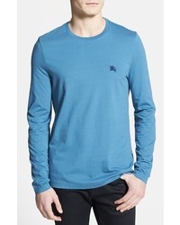 Burberry Brit Newing Long Sleeve T Shirt Airforce Blue Large